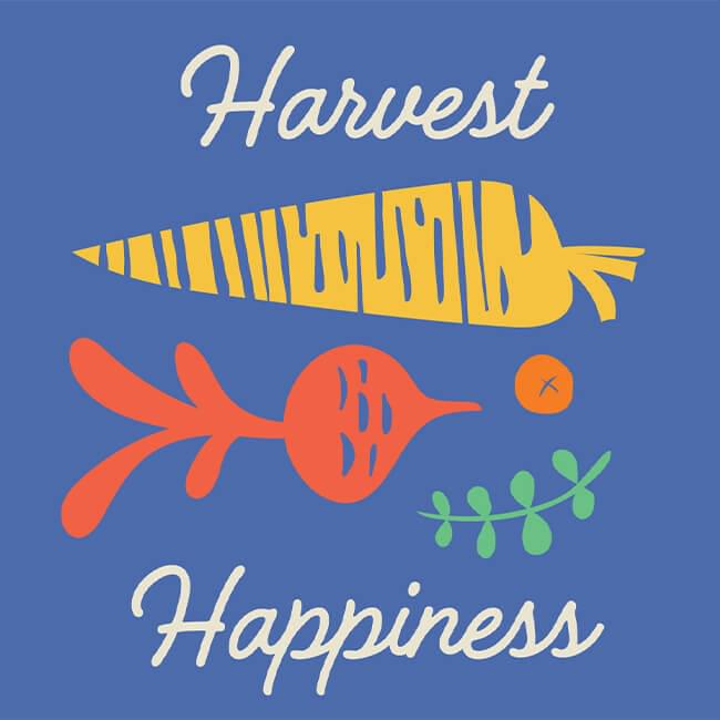 Harvest Happiness graphic